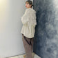 jacquard fringe cardigan (ivory) *JP