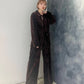 front ribbon velour gown (brown embroidery) *JP