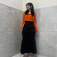 shirring string skirt (black) *JP