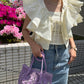 multi-way ruffle blouse (white) *JP