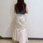 shirring string skirt (white) *JP