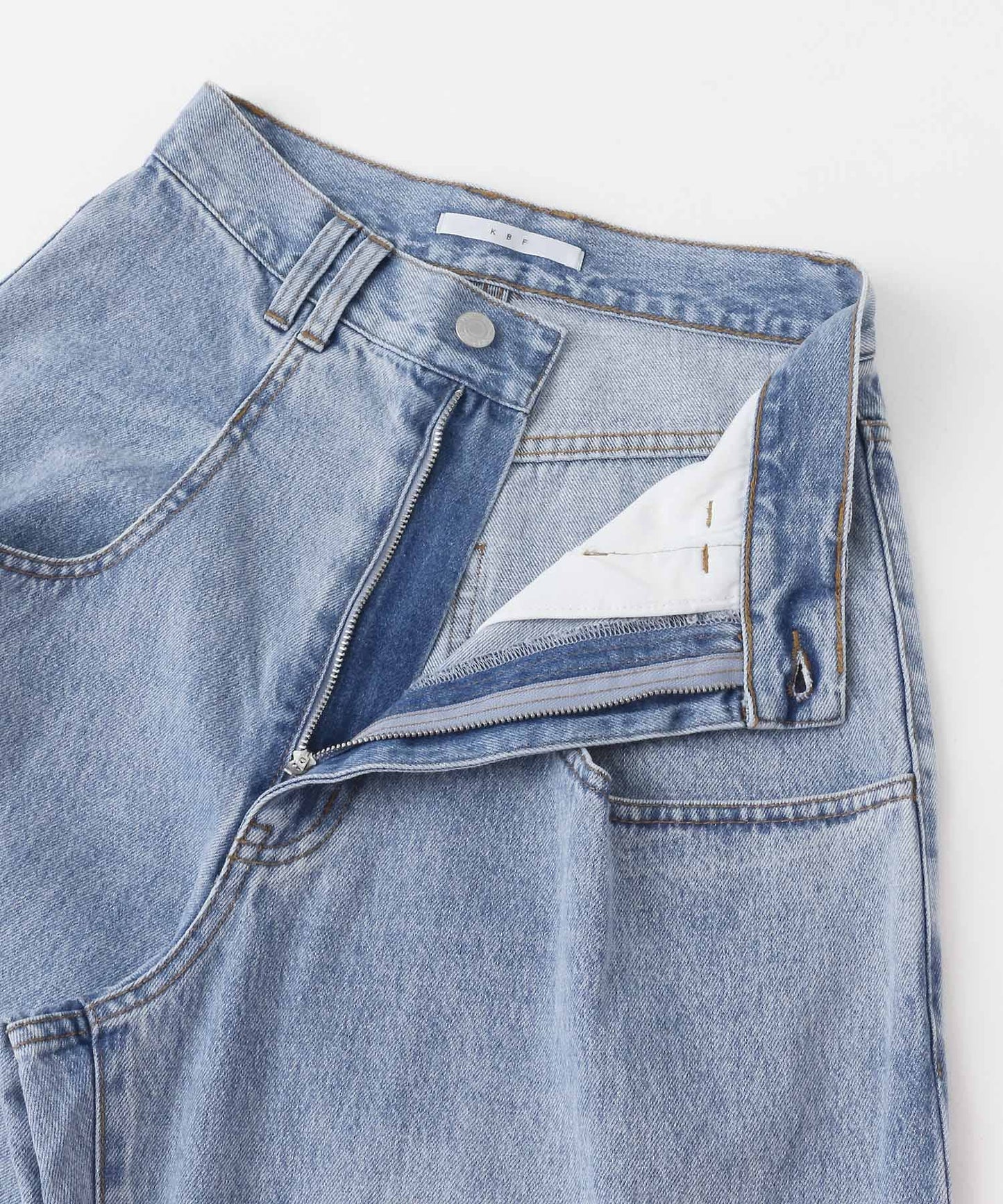 BIG pocket jeans (light blue) *JP