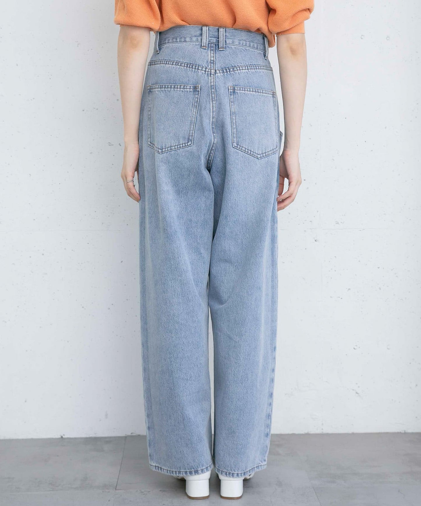 BIG pocket jeans (light blue) *JP