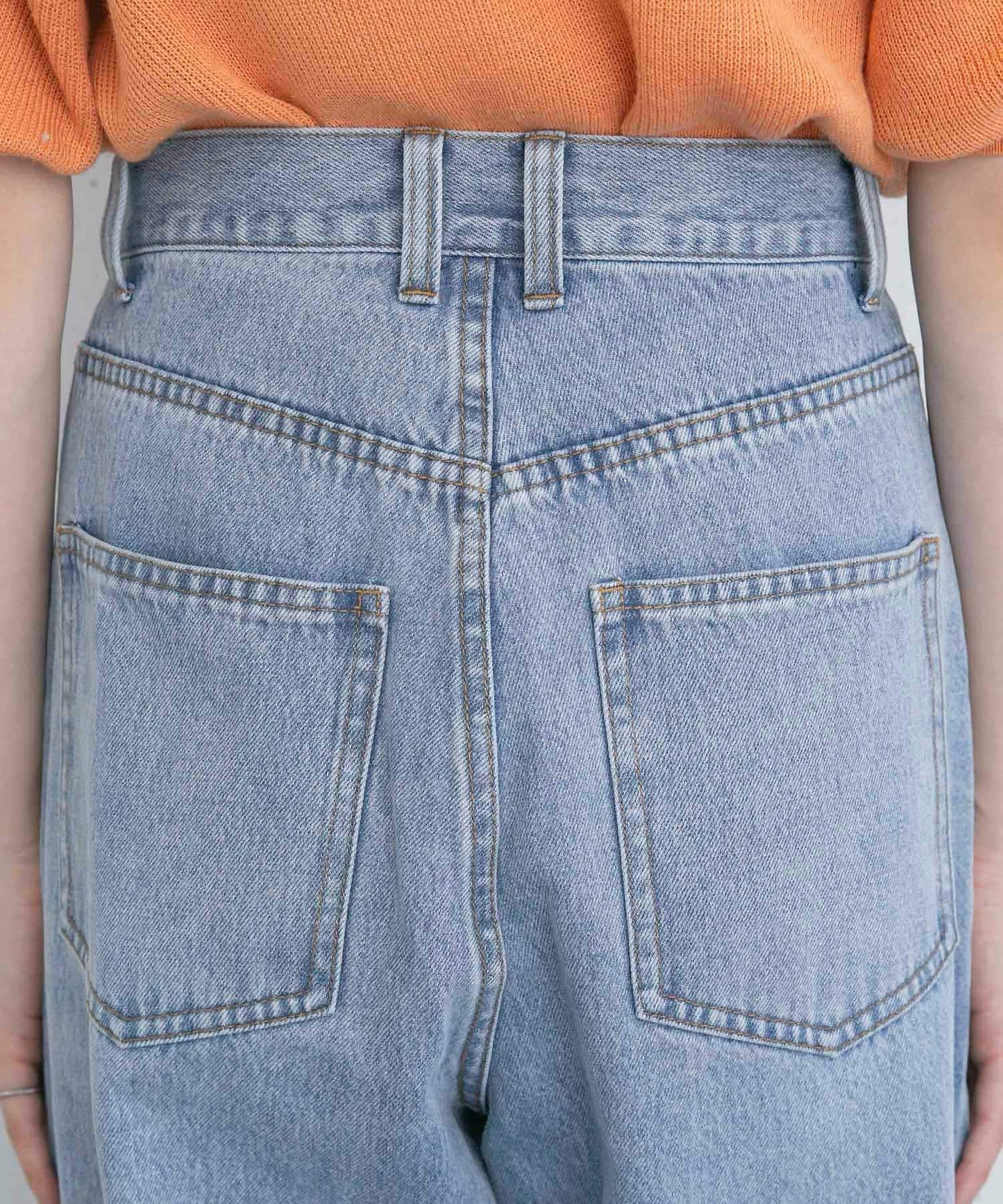 BIG pocket jeans (light blue) *JP