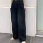 BIG pocket jeans (black) *JP