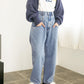 BIG pocket jeans (light blue) *JP