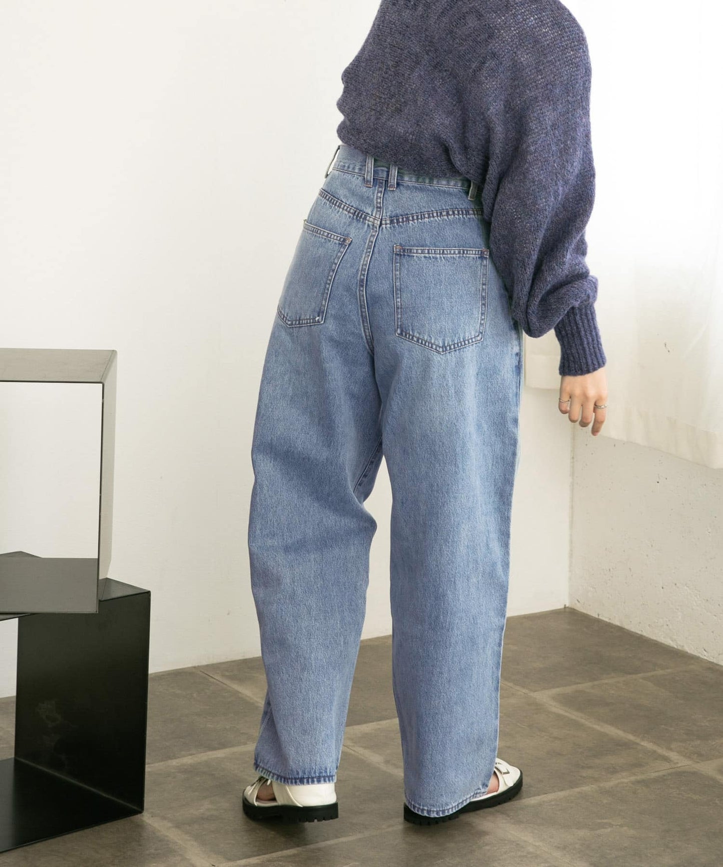 BIG pocket jeans (light blue) *JP