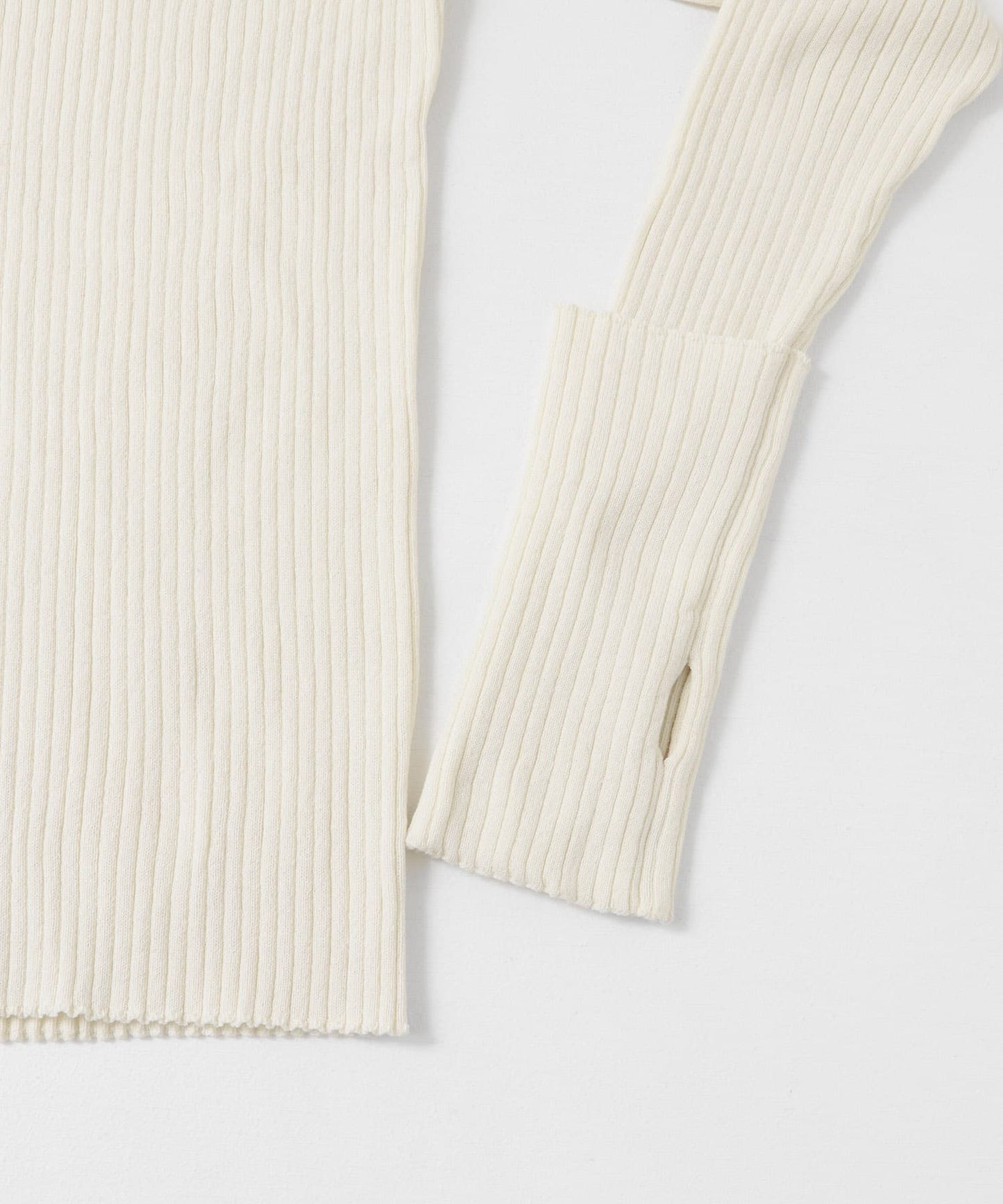 overshawl high neck knit (ivory) *JP