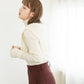 overshawl high neck knit (ivory) *JP