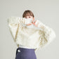 2way fringe cardigan (ivory) *JP