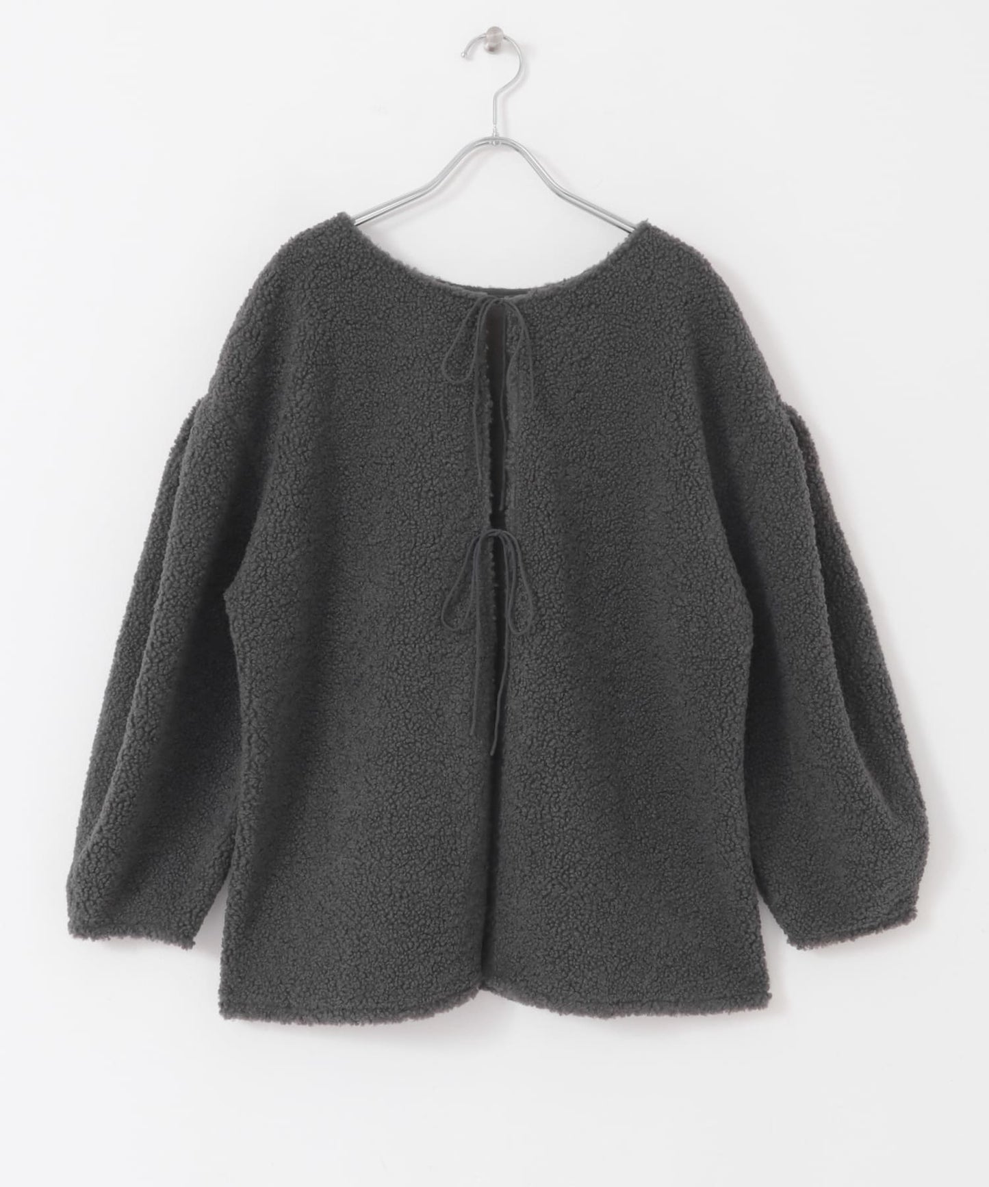 2way ribbon outer (charcoal) *JP