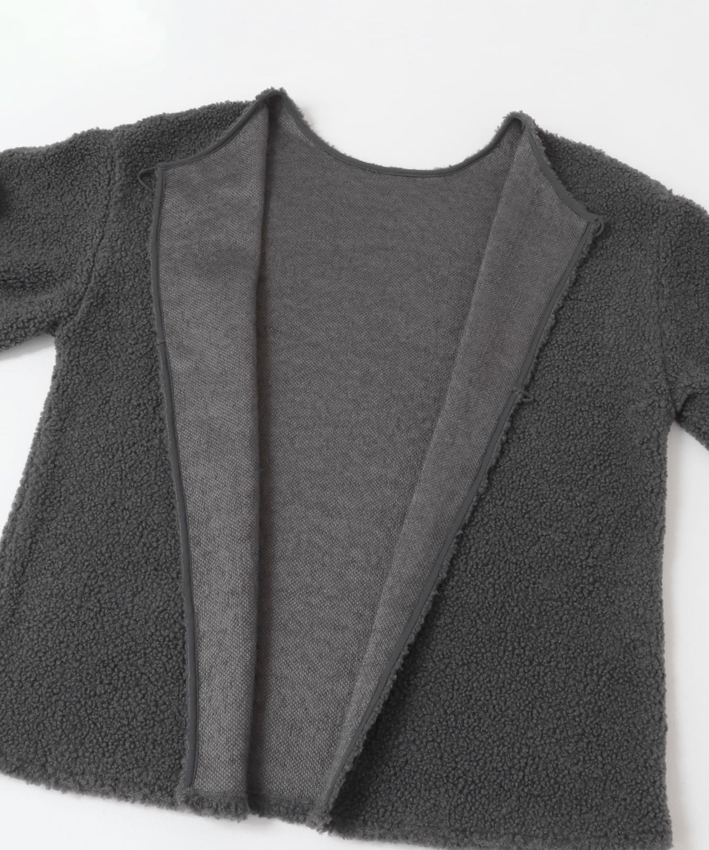 2way ribbon outer (charcoal) *JP