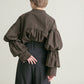 double sleeve shirt (brown) *JP