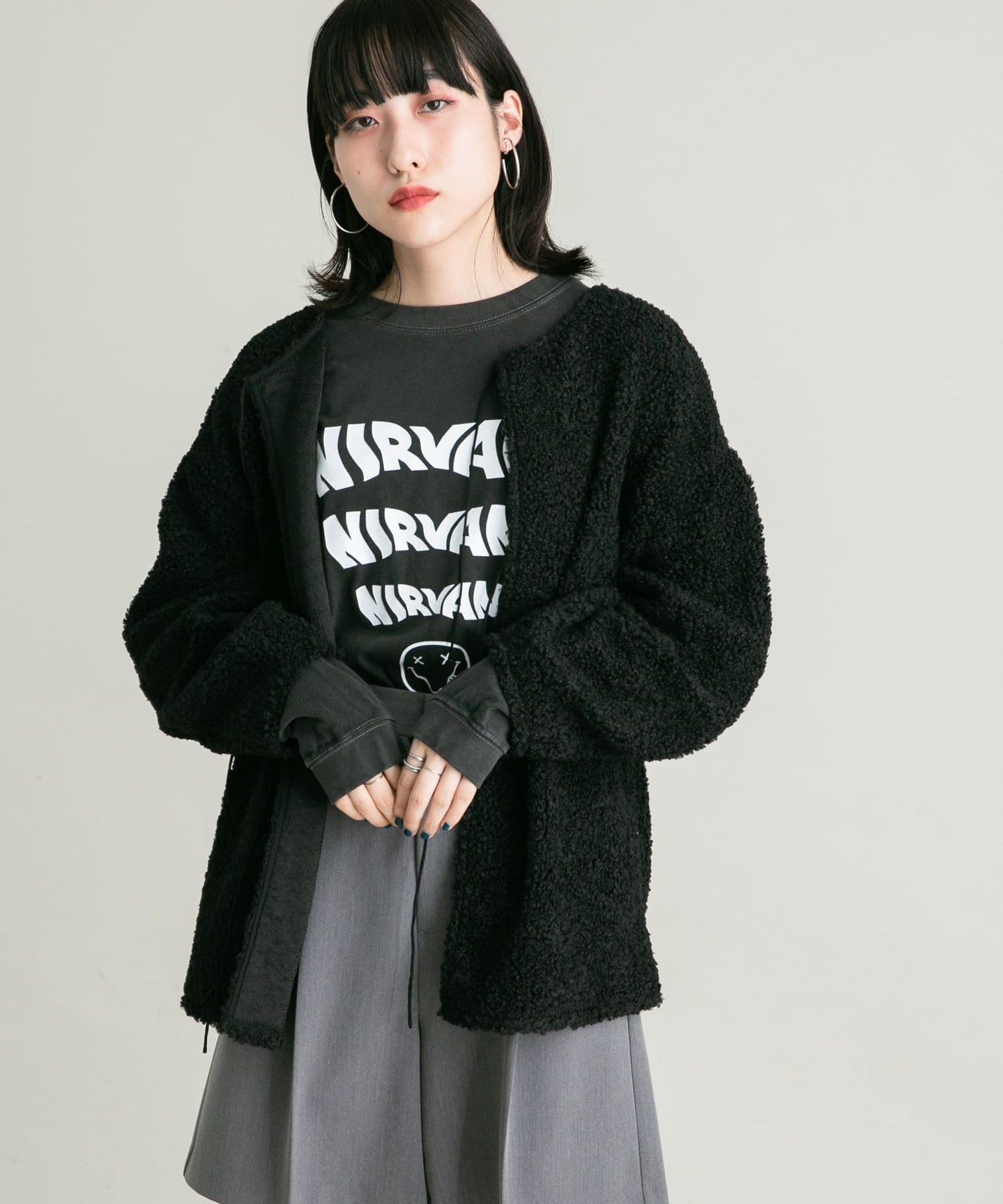 2way ribbon outer (black) *JP