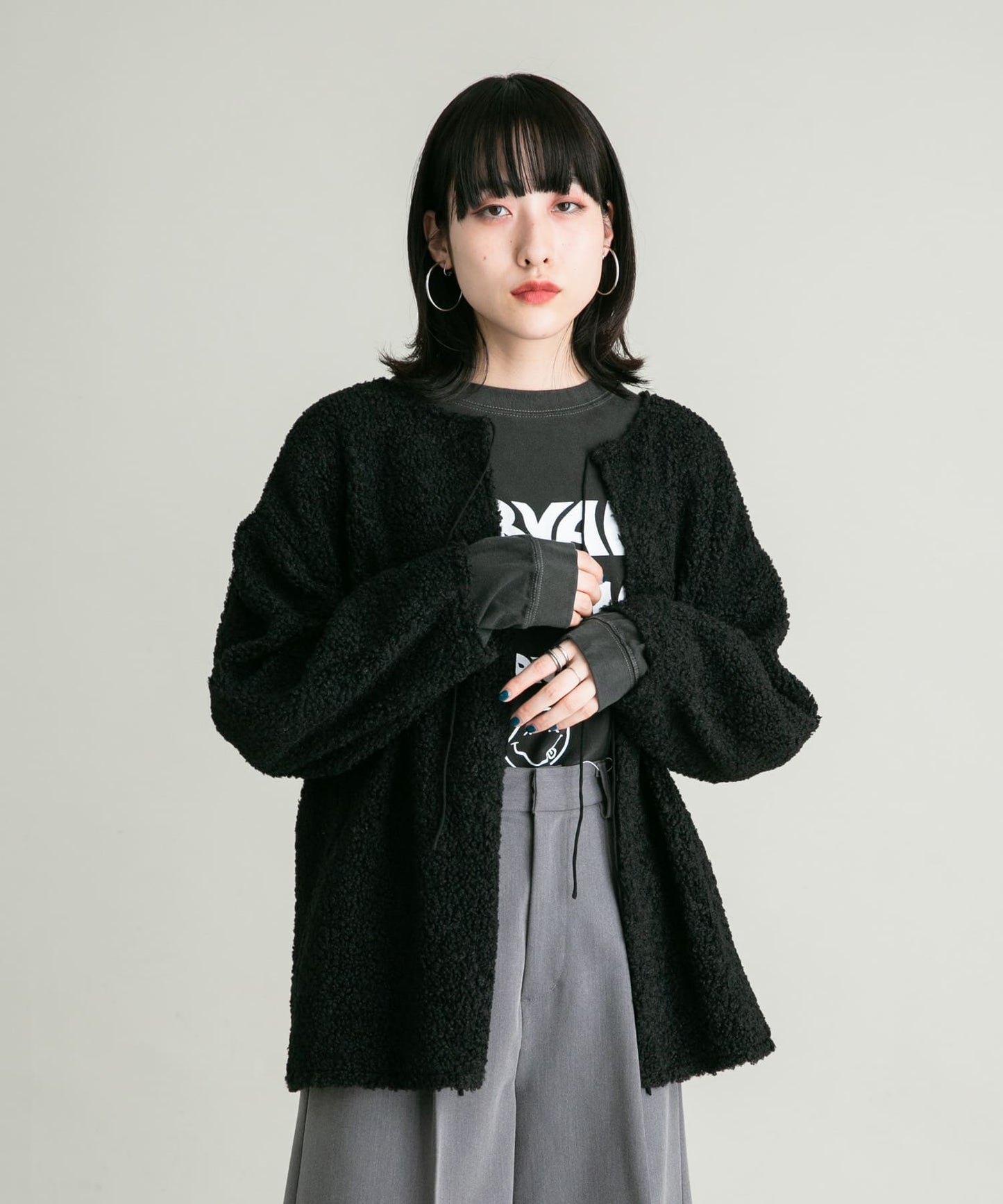 2way ribbon outer (black) *JP