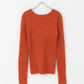 design boucle knit (orange) *JP