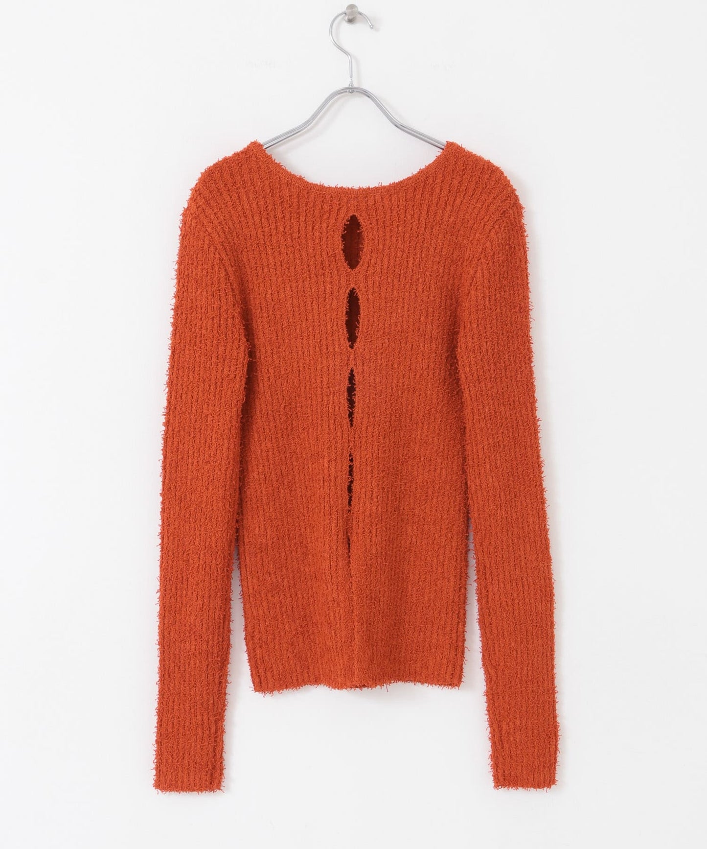 design boucle knit (orange) *JP