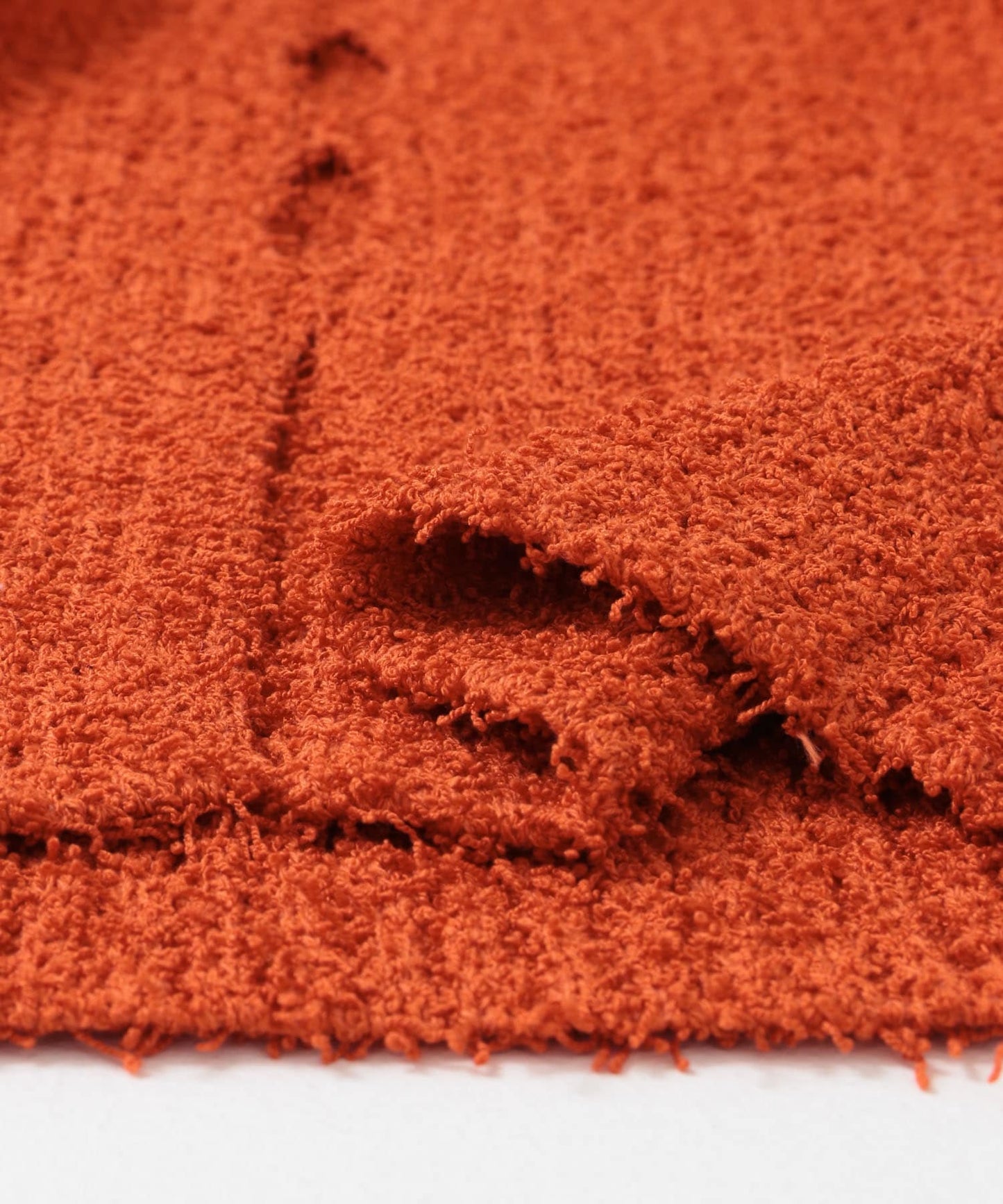 design boucle knit (orange) *JP