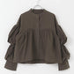 double sleeve shirt (brown) *JP