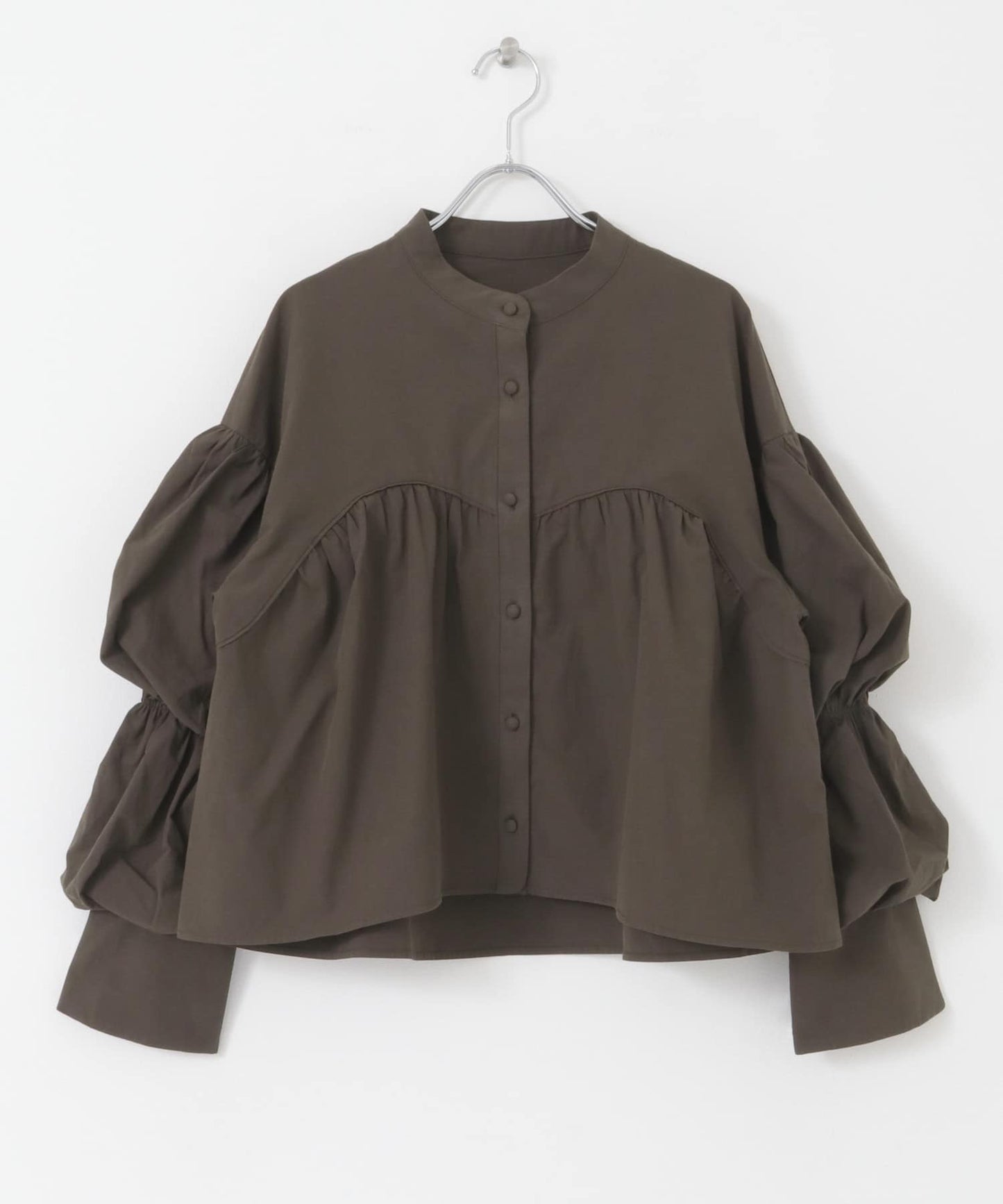 double sleeve shirt (brown) *JP