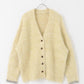 shaggy cardigan (yellow) *JP