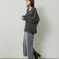 shaggy cardigan (charcoal) *JP