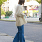 shaggy cardigan (yellow) *JP