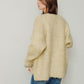 shaggy cardigan (yellow) *JP