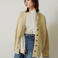 shaggy cardigan (yellow) *JP