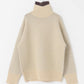 reversible over knit (beige x brown) *JP