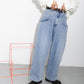 BIG pocket jeans (light blue) *JP