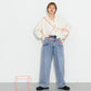 BIG pocket jeans (light blue) *JP