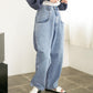 BIG pocket jeans (light blue) *JP