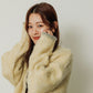 shaggy cardigan (yellow) *JP