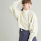 2way fringe cardigan (ivory) *JP