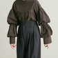 double sleeve shirt (brown) *JP