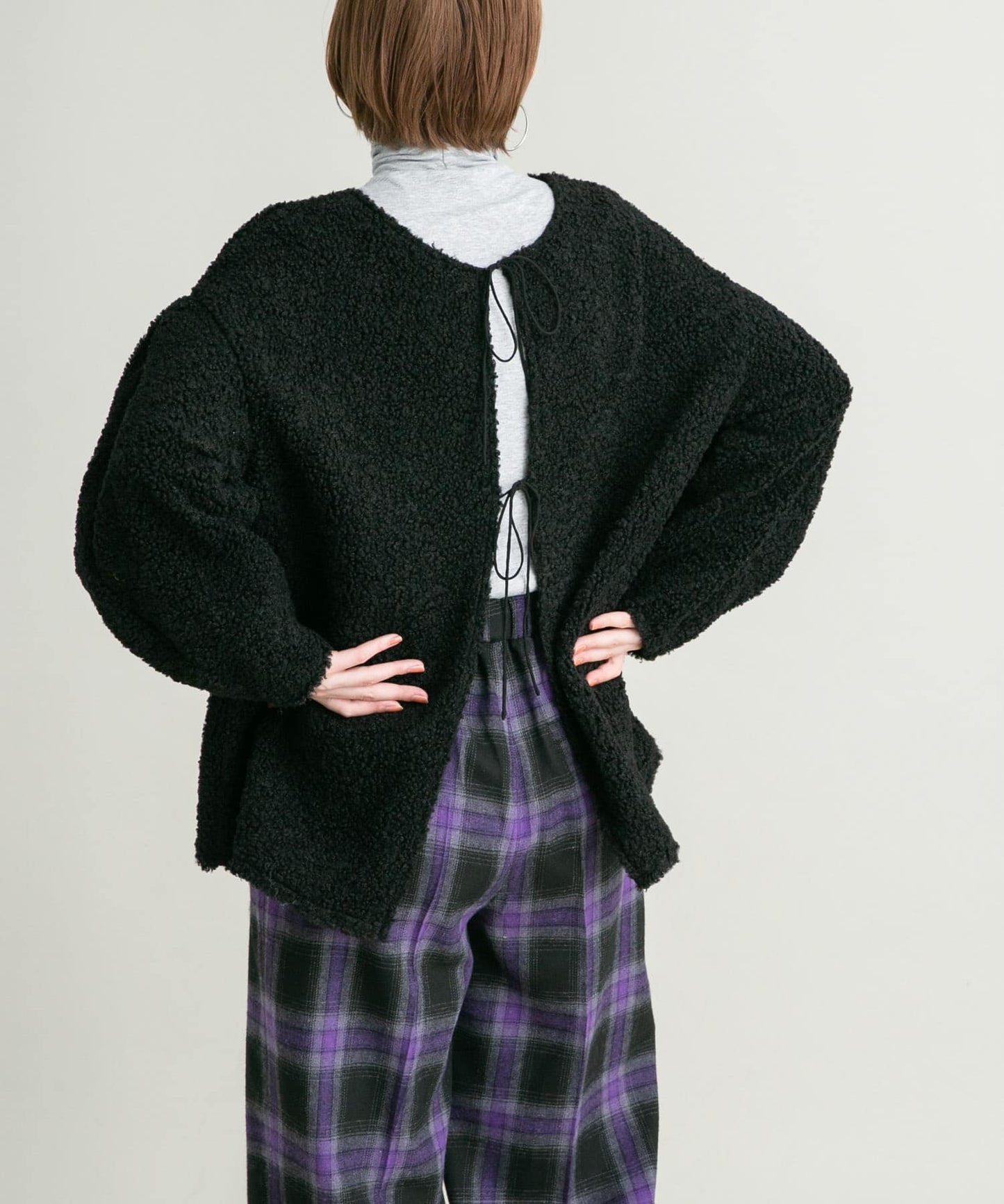 2way ribbon outer (black) *JP