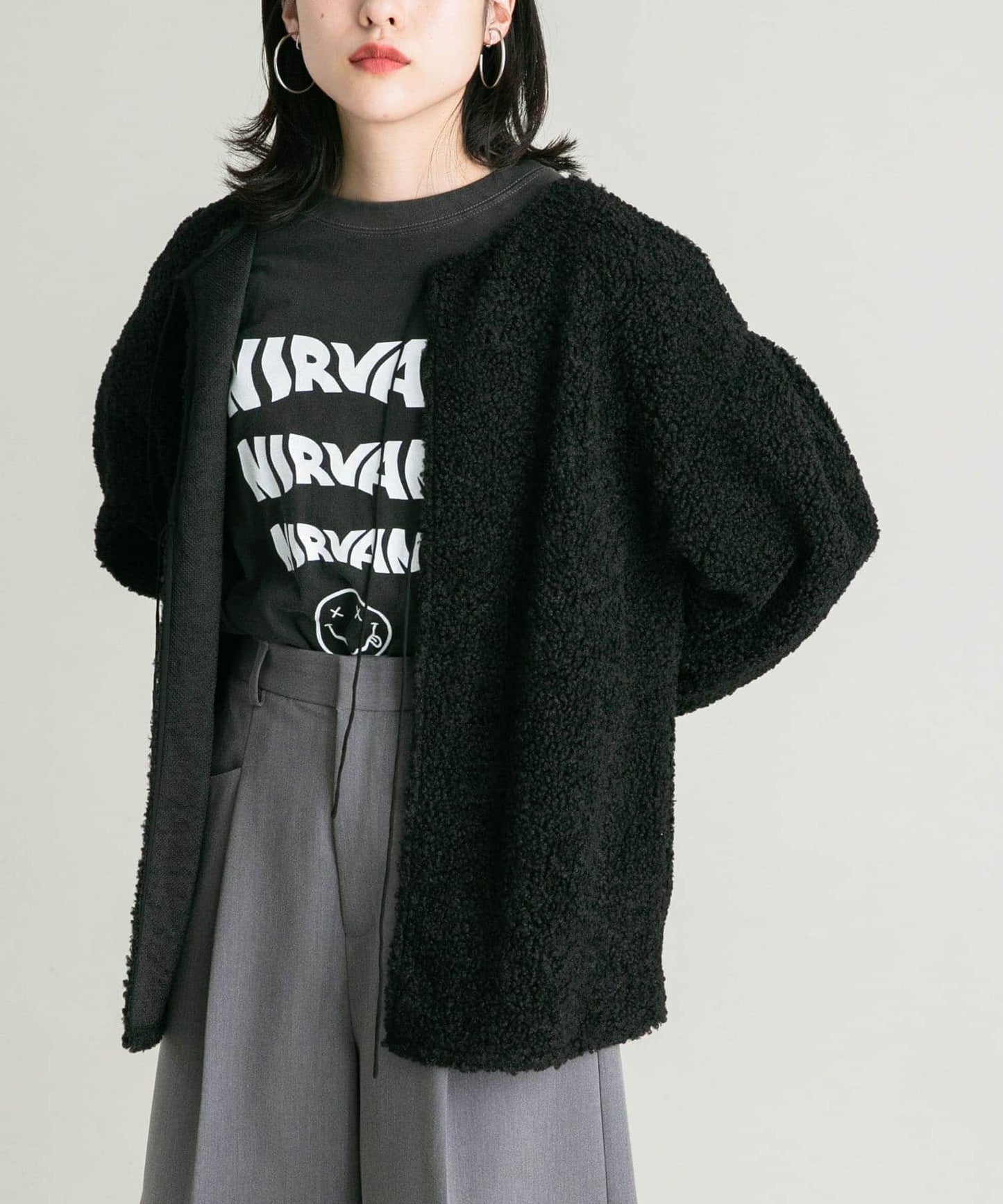 2way ribbon outer (black) *JP