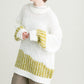 mesh bicolor knit (white)