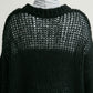 mesh bicolor knit (black)