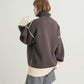 reversible over knit (beige x brown) *JP