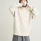 reversible over knit (beige x brown) *JP