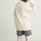 reversible over knit (beige x brown) *JP