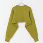 2way tuck cropped knit (pistachio)