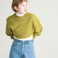 2way tuck cropped knit (pistachio)