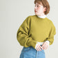 2way tuck cropped knit (pistachio)