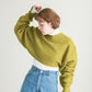 2way tuck cropped knit (pistachio)