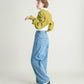 2way tuck cropped knit (pistachio)