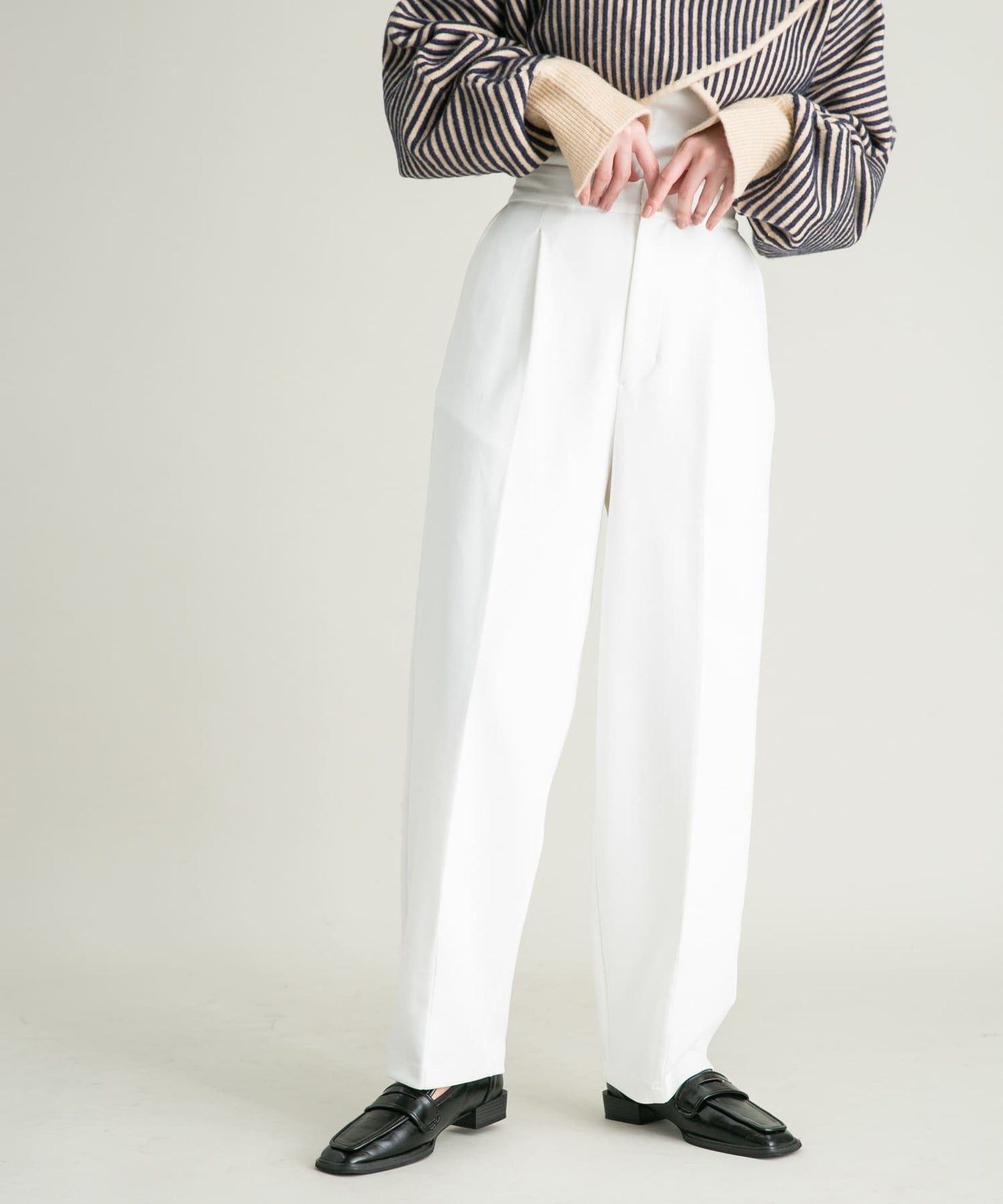 slacks pants (white) *JP