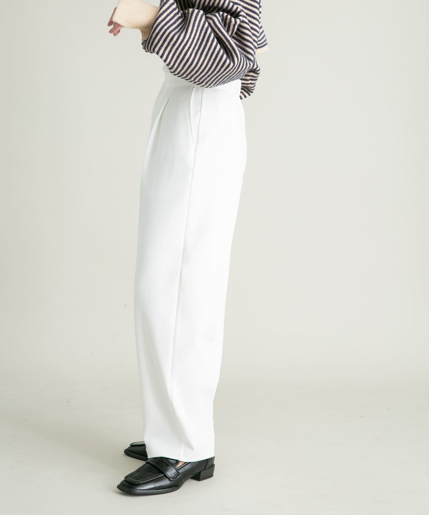 slacks pants (white) *JP